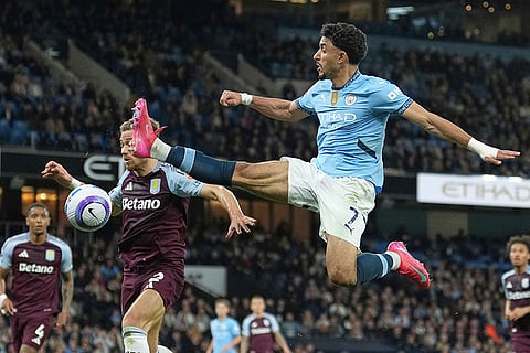 English Premier League: Manchester City vs Aston Villa