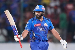 | Photo: AP/Mahesh Kumar A. : Rohit Sharma.