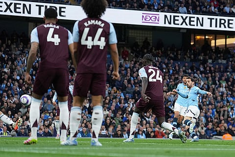 Britain Soccer Premier League: Aston Villa vs Manchester City