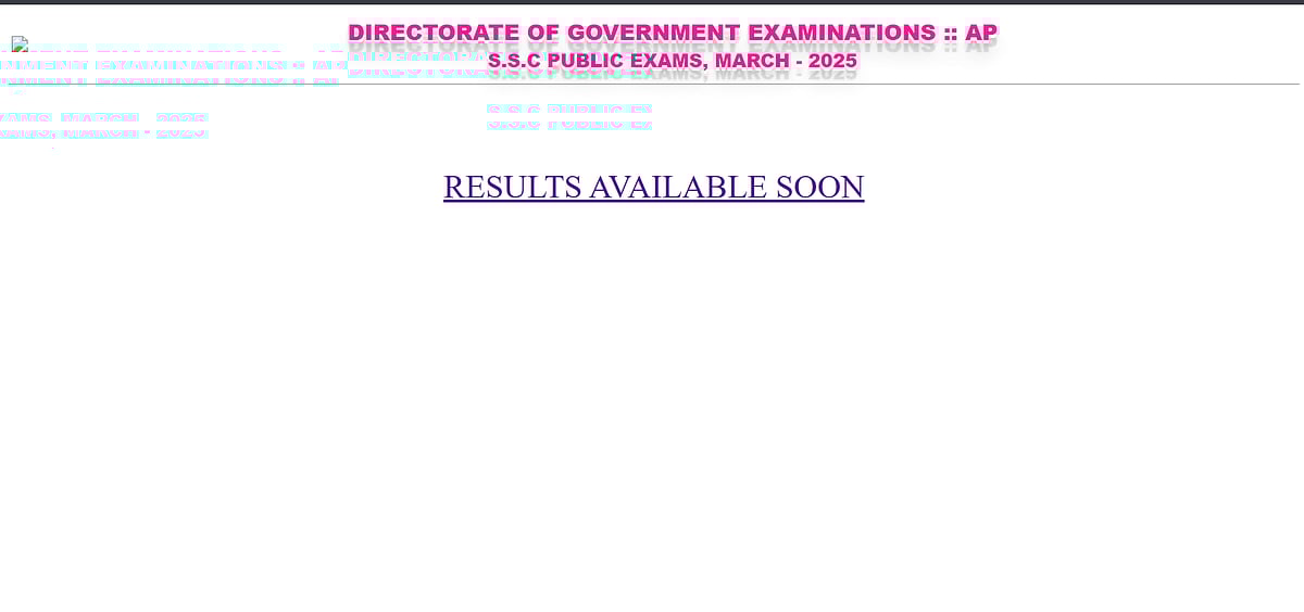 AP SSC Result 2025 out today