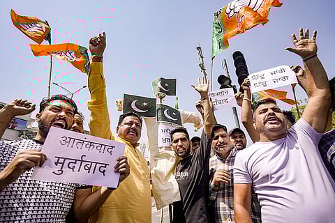 BJP protest against Pahalgam terror attack in Amritsar
