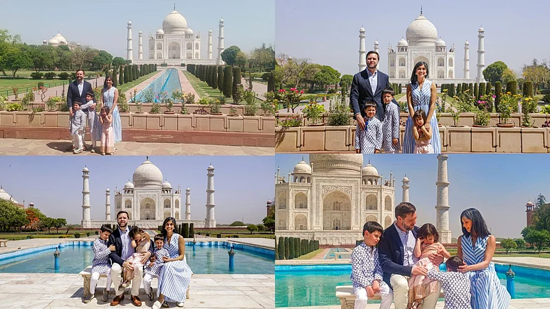 US VP Vance and his family visits Taj Mahal
