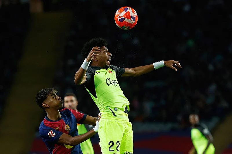 Spanish La Liga Soccer Match: Mallorca vs Barcelona