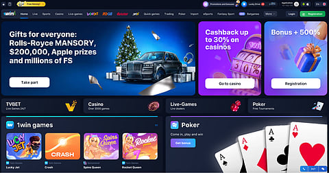 1Win homepage