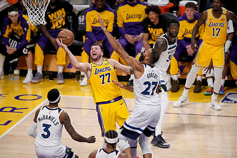 NBA Basketball: Minnesota Timberwolves vs Los Angeles Lakers