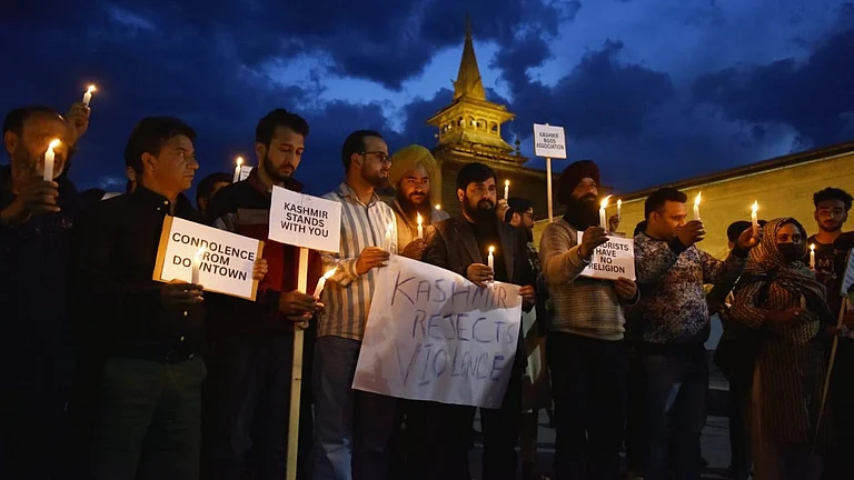 Candlelight March - | Pic- Yasir for Outlook India