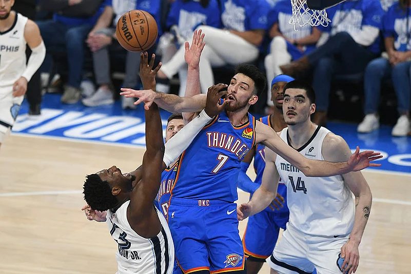 NBA Basketball game Memphis Grizzlies Vs Oklahoma City Thunder: Jaren Jackson Jr