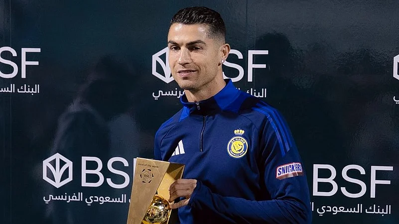 cristiano ronaldo saudi pro league golden goal of the week al nassr photo april 2025