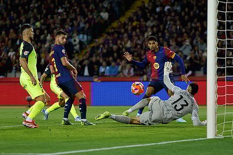 Spanish La Liga Soccer Match: Mallorca vs Barcelona