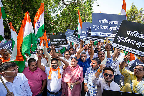 Pahalgam terror attack: Protest march in Delhi