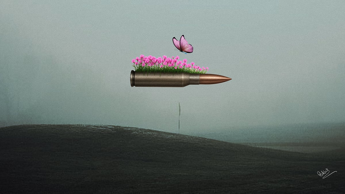 Illustration By Vikas Thakur for Outlook India  - null