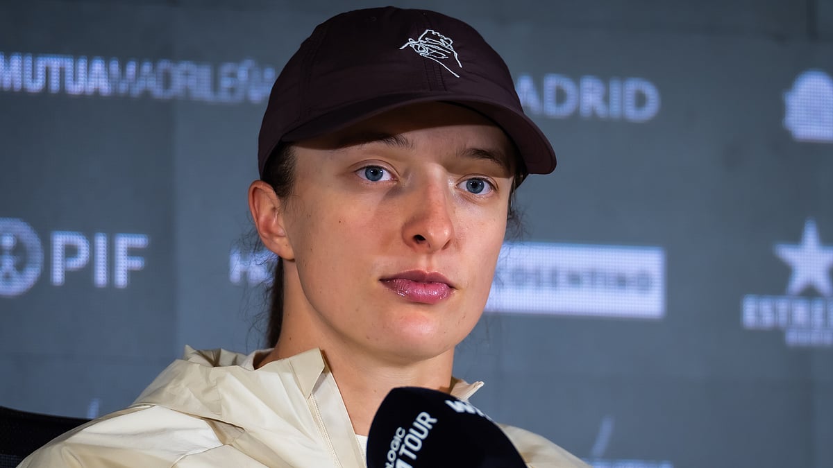 Iga Swiatek is the defending Madrid Open champion. - null