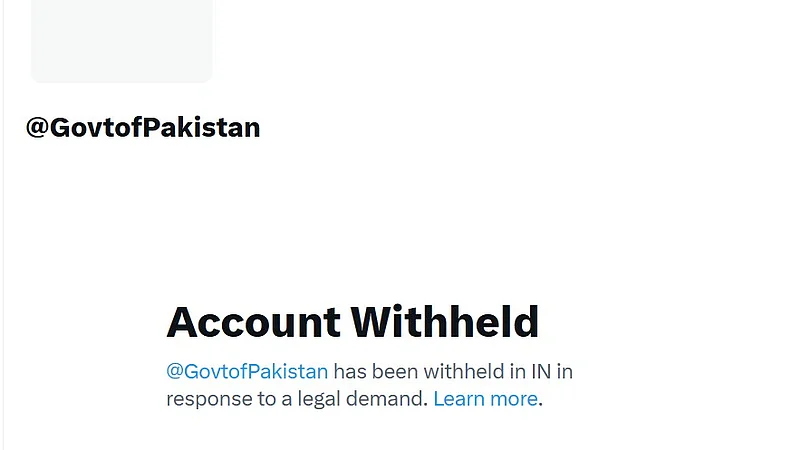 India bans Pakistans Account