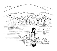 From The People Of India | Pahalgam  Illustration by Saahil for Outlook India