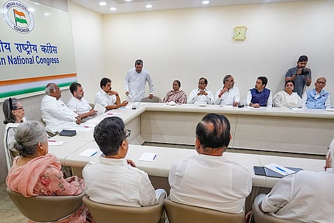 Congress Working Committee meet in Delhi