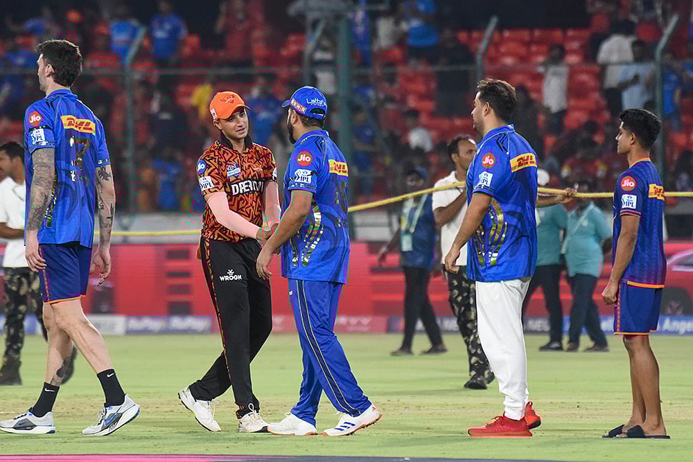 | Photo: PTI : IPL: Sunrisers Hyderabad vs Mumbai Indians