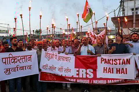 Pahalgam terror attack: Protest in Jammu