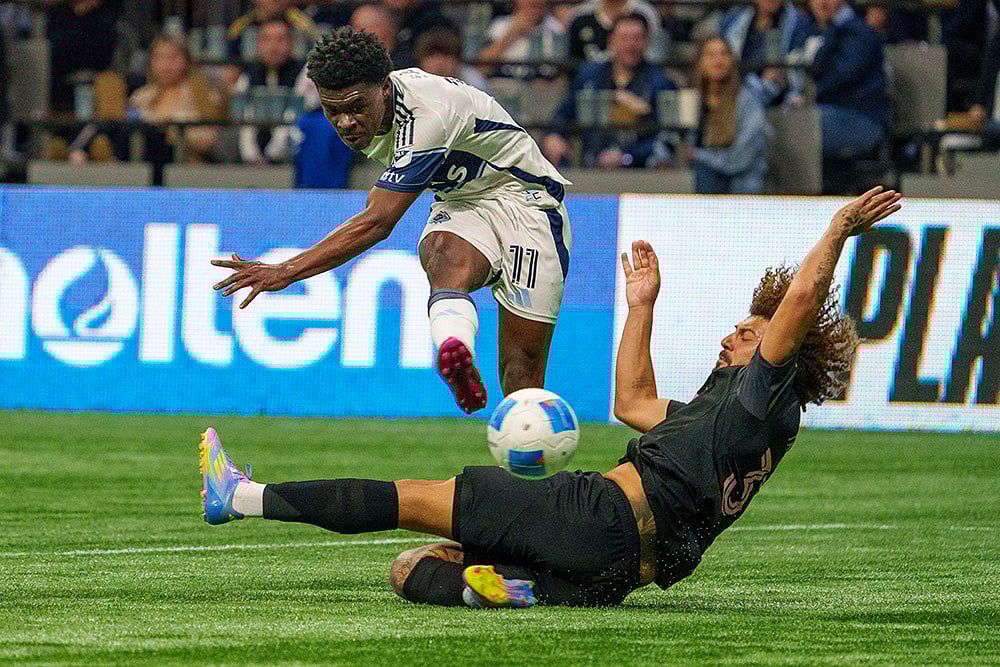 | Photo: Christopher Morris/The Canadian Press via AP : CONCACAF Champions Cup semifinal: Vancouver Whitecaps vs Inter Miami