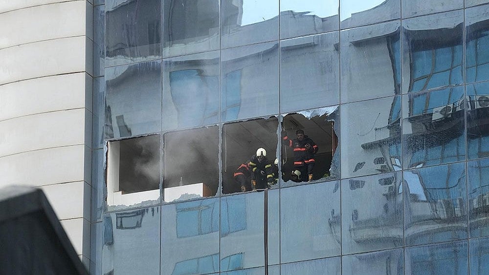 Photo: PTI/Kunal Patil : Five Workers Die After Inhaling Smoke In Rice Mill 