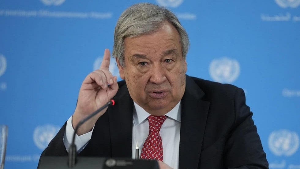 | Pic- AP : U.N. Secretary-General Antonio Guterres