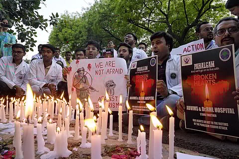 Tribute to Pahalgam terror attack victims in New Delhi