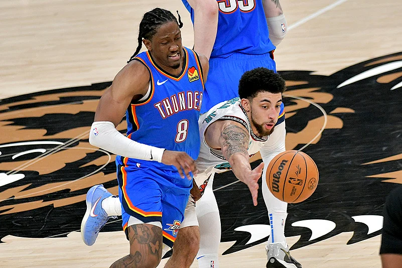 NBA Basketball Oklahoma City Thunder vs Memphis Grizzlies: Scotty Pippen Jr