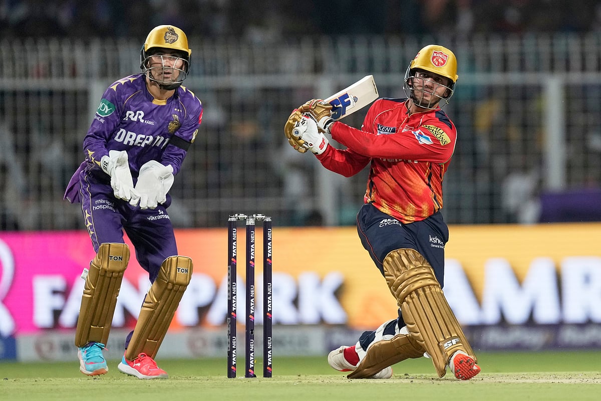  (AP Photo/Bikas Das)

 : Punjab Kings' Priyansh Arya plays a shot during the Indian Premier League cricket match between Kolkata Knight Riders and Punjab Kings at Eden Gardens in Kolkata in Kolkata , India, Saturday, April 26, 2025.
