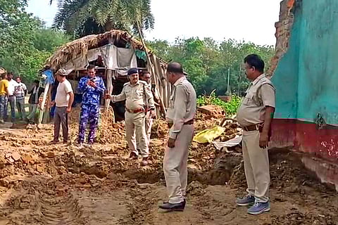Blast damages house in Bengal's Birbhum