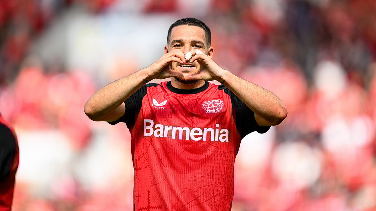 Bayer Leverkusen goalscorer Emiliano Buendia