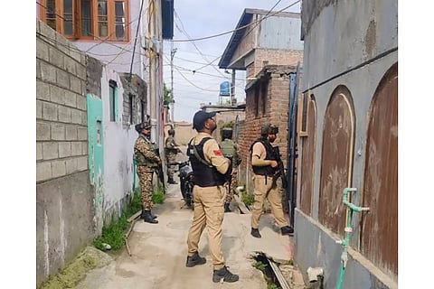 Searches in houses of terror associates in Srinagar