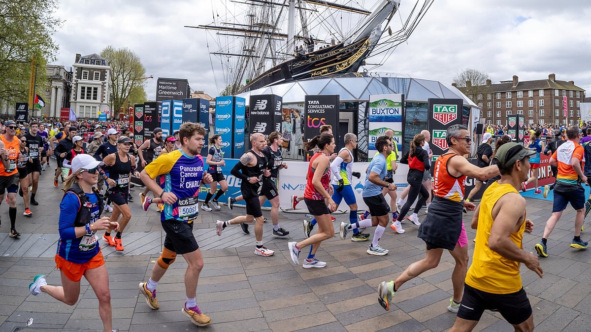 X | London Marathon : A glimpse from the London Marathon 2024. 