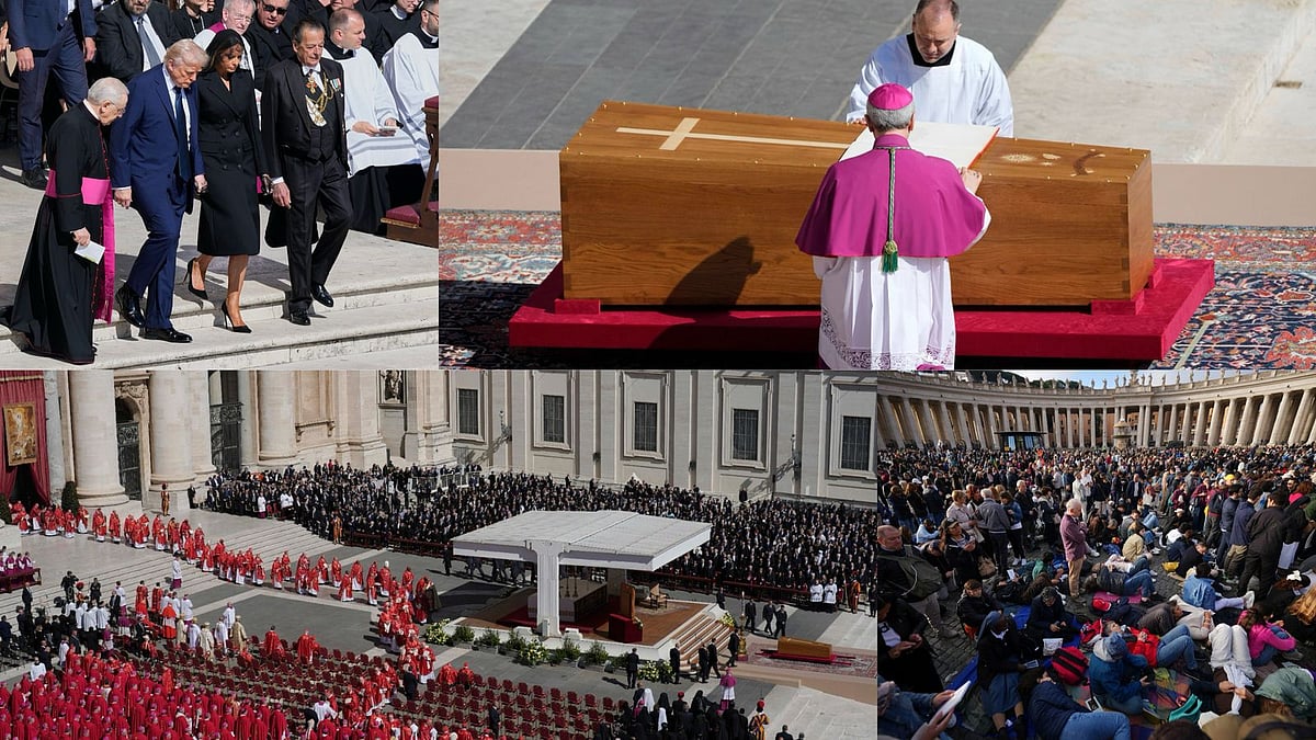 AP : Pope Francis' funeral services underway at The Vatican