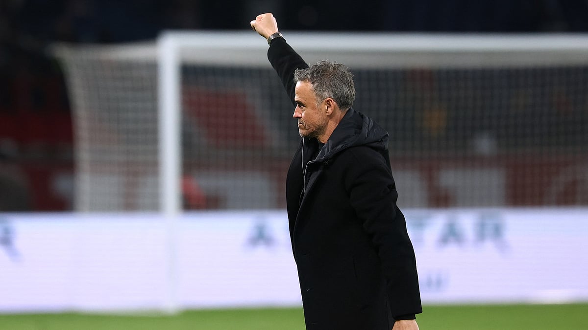 Paris Saint-Germain head coach Luis Enrique.