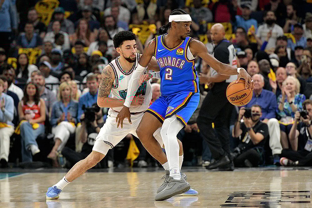 | Photo: AP/Brandon Dill : NBA: Memphis Grizzlies vs Oklahoma City Thunder