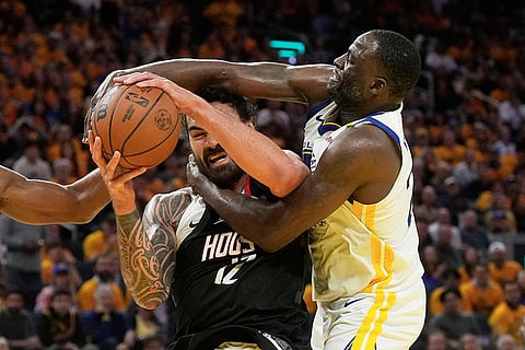NBA Basketball Game: Golden State Warriors vs Houston Rockets
