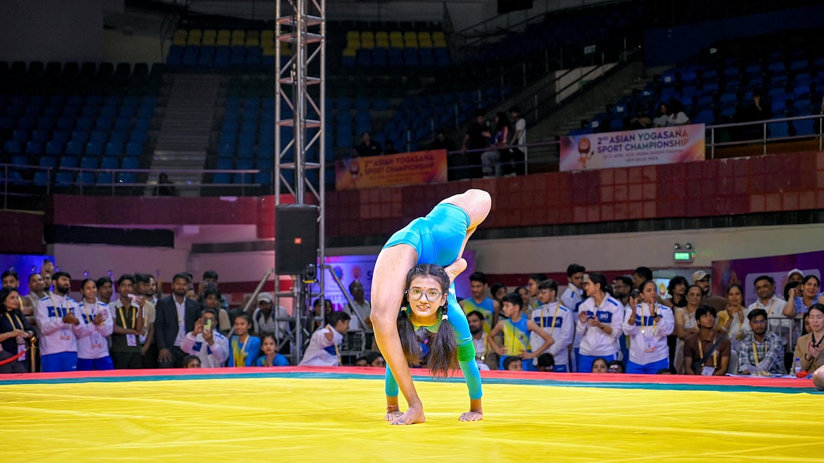 X |SAI Media : A glimpse from the Asian Yogasana Sport Championship 2025. 