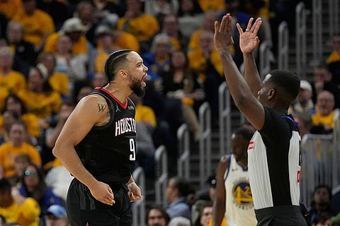 NBA Basketball: Golden State Warriors vs Houston Rockets