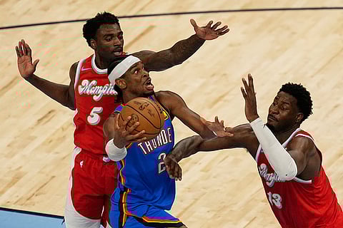 NBA Basketball Game: Oklahoma City Thunder vs Memphis Grizzlies