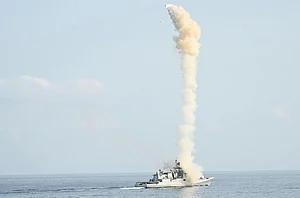 Indian Navy : The firings come amid heightened tensions between India and Pakistan in the aftermath of the Pahalgam terror attack.