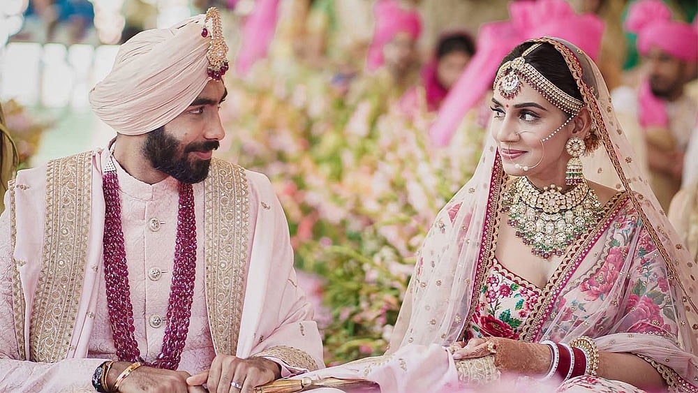 Jasprit Bumrah Sanjana Ganeshan