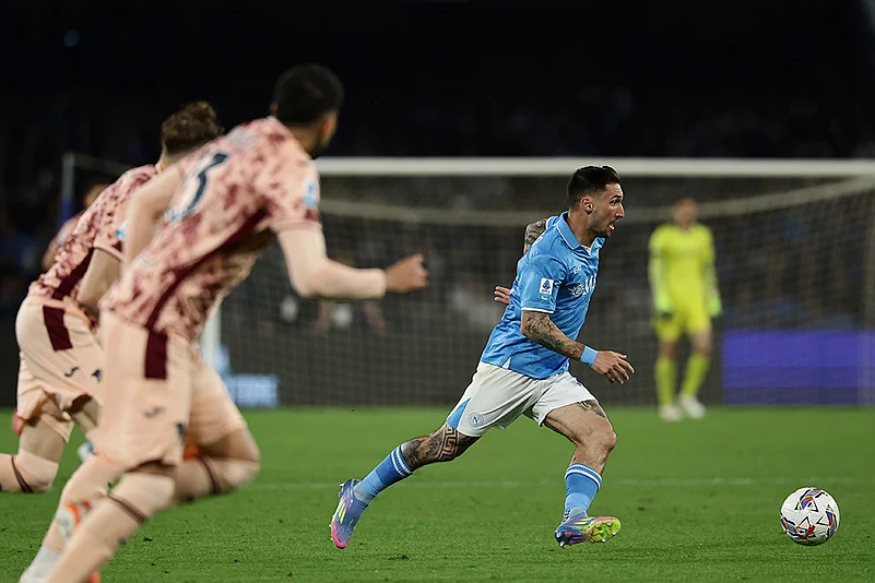 Italy Soccer Serie A Napoli vs Torino FC: Matteo Politano