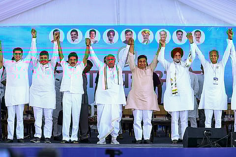 Cong Savidhan Bachao Rally in Jaipur