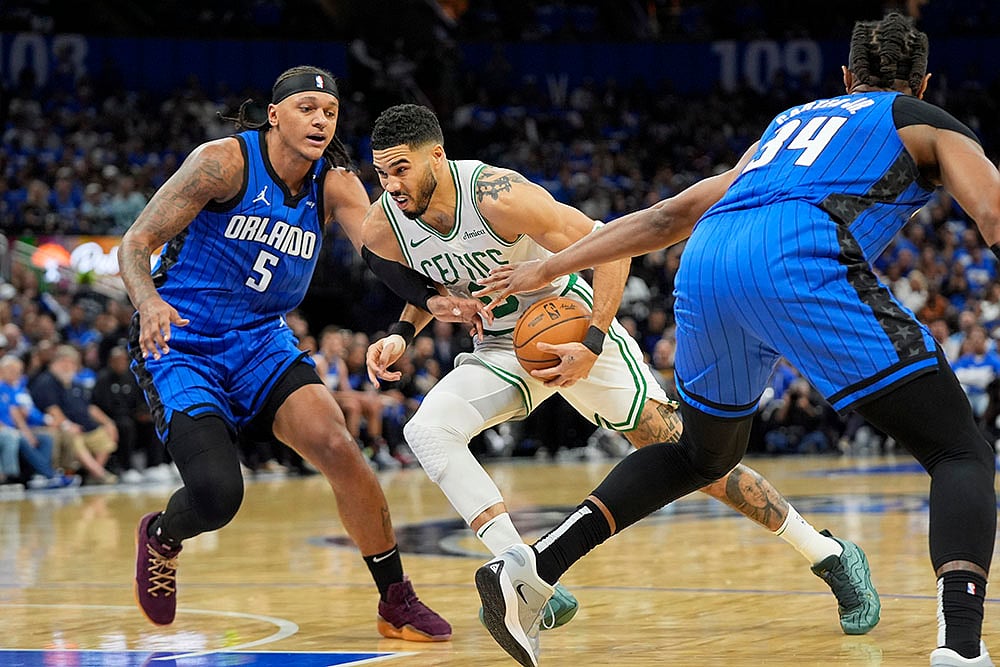 Los Celtics avanzan en los playoffs de la NBA tras vencer a los Magic en el Juego 4 Los Celtics avanzan en los playoffs de la NBA tras vencer a los Magic en el Juego 4