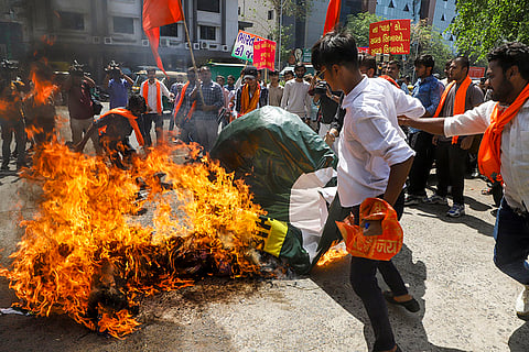 Protest against Pahalgam terror attack