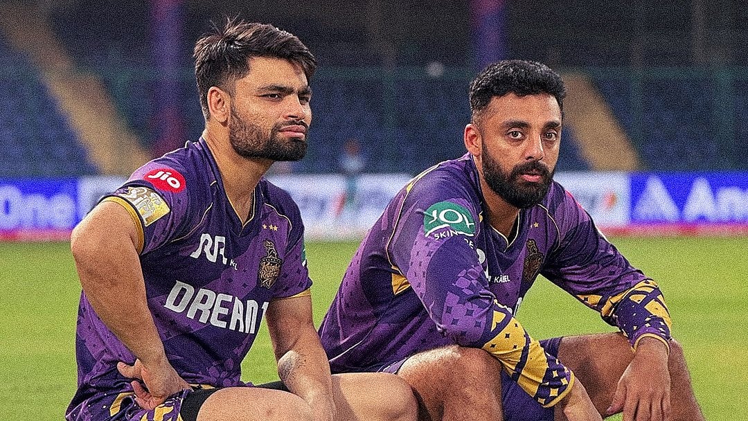 X | Kolkata Knight Riders  : Kolkata Knight Riders at Arun Jaitely Stadium ahead of IPL match against Delhi Capitals.