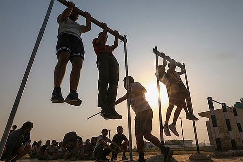 Aspiring youths prepare for armed forces