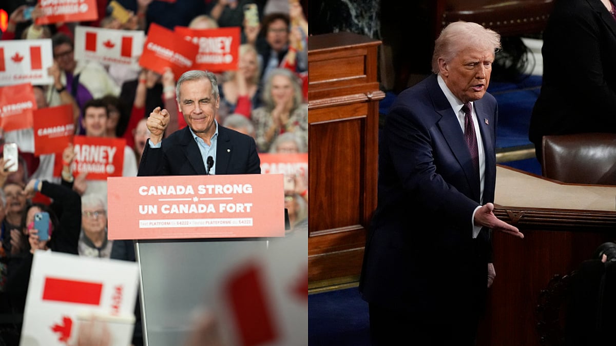 | Photo: AP : Mark Carney and Donald Trump |  