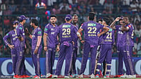 | Photo: AP : Kolkata Knight Riders players celebrates the dismissal of Delhi Capitals' Karun Nair during the Indian Premier League cricket match between Delhi Capitals and Kolkata Knight Riders at Arun Jaitley Stadium in New Delhi, India, Tuesday, April 29, 2025.
