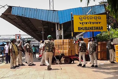 Security at Bhubaneswar Station