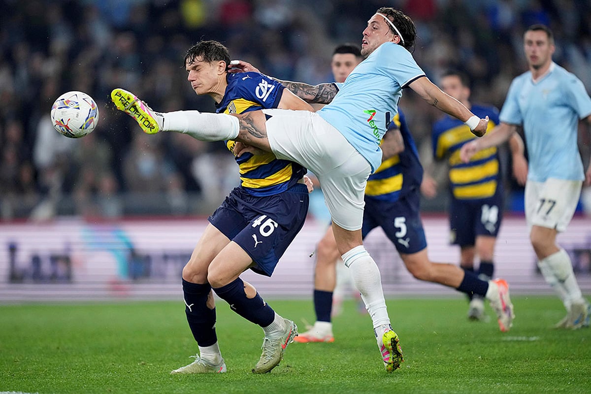 Italy soccer Serie A game Lazio vs Parma: Luca Pellegrini